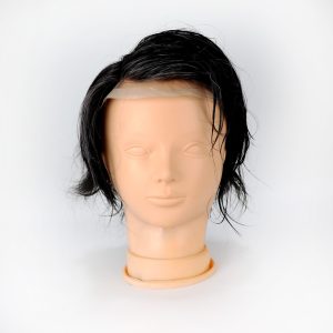 پروتز مو سیلیکونی شنیون با رنگ مشکی برای ظاهری طبیعی