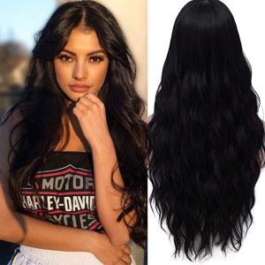 کلاه گیس صورتی کوتاه