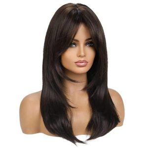 کلاه گیس چتری بلند