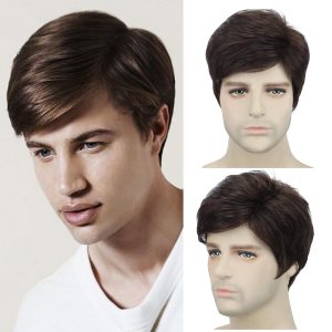 کلاه گیس صورتی بلند