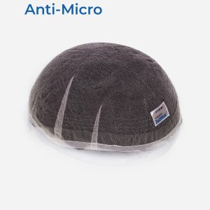 کلاه گیس موی افرو VIP مشکی استخونی