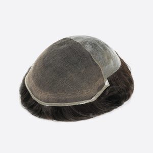 کلاه گیس طبیعی با رنگ قهوه‌ای