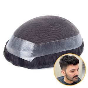 Men's Lace Hair System With PU Perimeter Wholesale