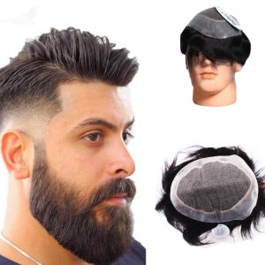 پروتز مو با تراکم متوسط و طبیعی برای ظاهری ملایم