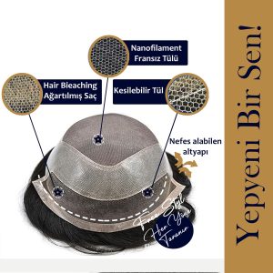 پروتز مو طبیعی با نصب فوری و رایگان