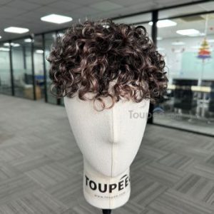 کلاه گیس طبیعی تیره