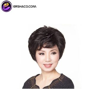 کلاه گیس زنانه موی طبیعی پیکسی کوتاه و حالت دار | کد: ZNB-XDF