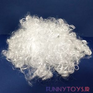 کلاه گیس فر رنگ سفید | کد: ZNB-XG5