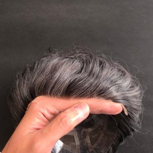 پروتز مو جلوتور ۸تیکه بلیچ اورجینال 18×24 رنگ 40 درصد سفیدی | کد: ZNB-UVM