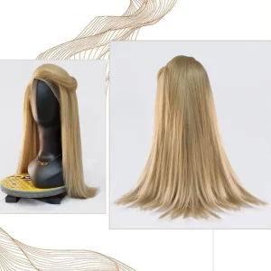 کلاه گیس الیاف طبیعی زنانه 5