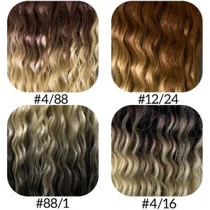 مو اکستنشن دو سر باز آفرو آمبره | کد: ZNB-U1B