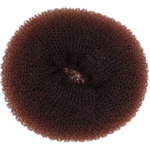 پروتز شنیون مو سیلیکونی(پروتز مو گوجه ای ـ مدل دونات مو) – قهوه ای | کد: ZNB-WOI