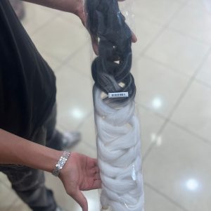 موی دوسر باز سیاه سفید | کد: ZNB-VH8