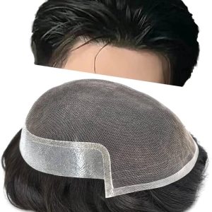 پروتز مو مردانه هالیوودی با موی طبیعی کد ۹۰۹۵ سایز ۲۵*۲۰ | کد: ZNB-TZ0