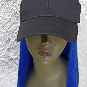 کلاه مویی درجه یک ابریشمی آبی کاربنی | کد: ZNB-UVB
