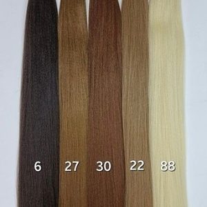 مو مصنوعی بافت دوسر باز نیم پوش ۹۰ سانتی متر وزن ۱۰۰ گرم | کد: ZNB-U0C