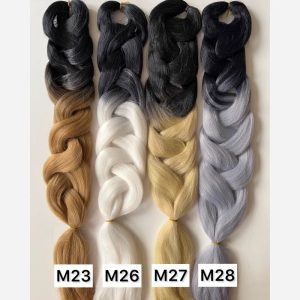 موی دوسرباز آمبره مشکی نسکافه ای | کد: ZNB-X42