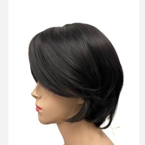 کلاه گیس زنانه کوتاه آمبره بلوند و مشکی طبیعی | کد: ZNB-UBS