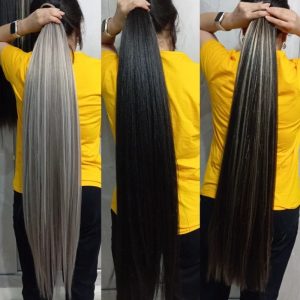 موی دم اسبی یک متری کش دار – قهوه ای تیره | کد: ZNB-X9K