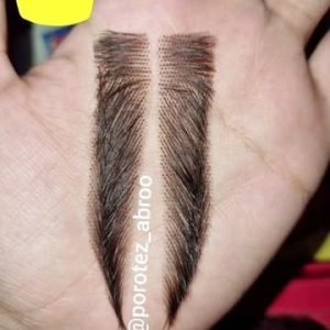 پروتز ابرو مدل پرند – زیتونی | کد: ZNB-UFJ