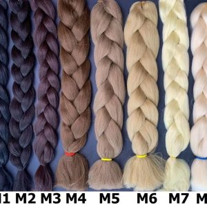 موی مصنوعی دوسرباز فول پوش ابریشمی ۸۰ سانت ۱۱۰ گرم | کد: ZNB-TY3