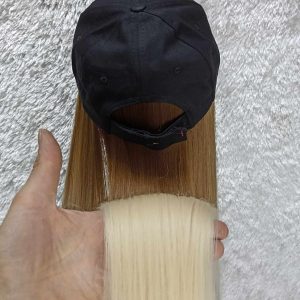 کلاه مویی درجه یک ابریشمی تنباکویی بلوند امبره | کد: ZNB-UU3