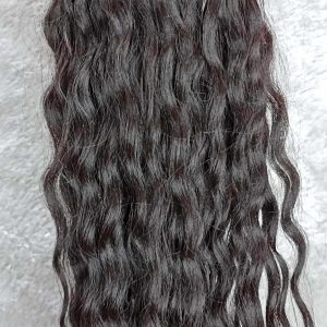 موی دم اسبی فر افرو رنگ خرمایی طبیعی رو به خرمایی | کد: ZNB-VJ4