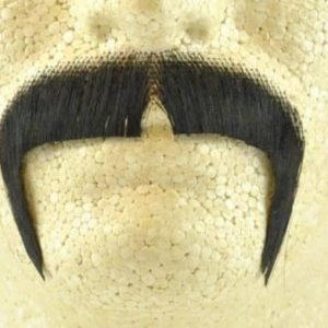 پروتز سبیل مصنوعی با موی طبیعی مدل چخماقی کد (4506) | کد: ZNB-XG1