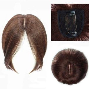 پروتز تاپر فرقدار زنانه با کلیپس الیاف طبیعی | کد: ZNB-TY8