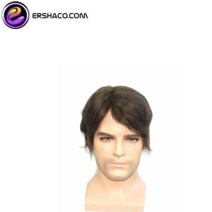 کلاه گیس مردانه کوتاه لخت موی طبیعی | کد: ZNB-WRX