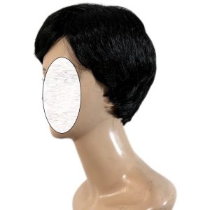 کلاه گیس مردانه مشکی طبیعی | کد: ZNB-W1M