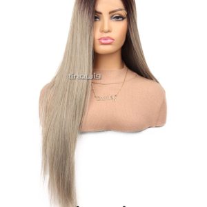 کلاه گیس زنانه ROSALIA80-4-streel موی مصنوعی رنگ آمبره طوسی | کد: ZNB-WGX