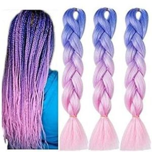 اکستنشن موی مصنوعی ۲۴ اینچ بافندگی جمبو رنگ آمبره ۲۷ | کد: ZNB-XPM