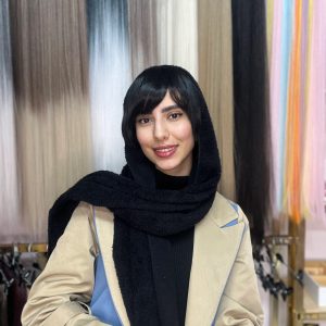 چتری پرده ای تلی کد 8 قهوه ای روشن | کد: ZNB-V5O