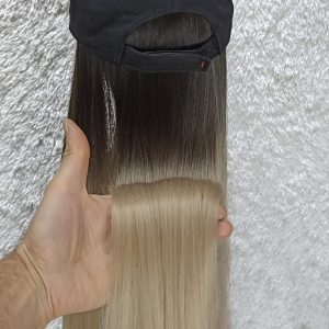 کلاه مویی درجه یک ابریشمی مشکی بیسکوییتی کاهی امبره | کد: ZNB-UQQ