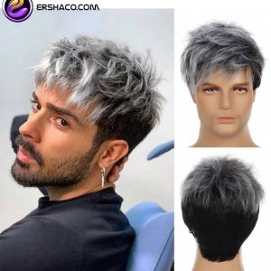 کلاه گیس مردانه کوتاه جو گندمی | کد: ZNB-VUH