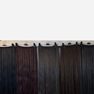 اکستتشن مو گیره دار قد 120 سانت – مشکی طبیعی | کد: ZNB-W7X