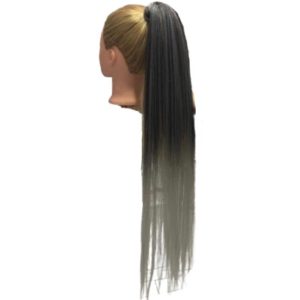 اکستنشن دم اسبی مدل آمبره – موی طبیعی کش‌دار | کد: ZNB-W42