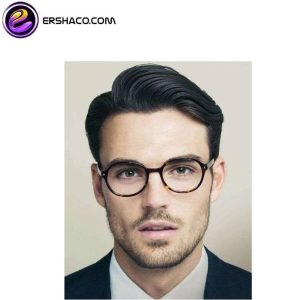پوستیژ (کلاه گیس) مردانه سینمایی موی صد در صد طبیعی انسان مشکی پر کلاغی متوسط Toupee WBM 2519 | کد: ZNB-WF8