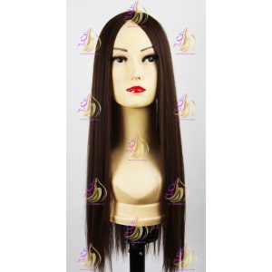 مو مصنوعی پروتز بلند مشکی پرحجم 60 سانت | کد: ZNB-WU1