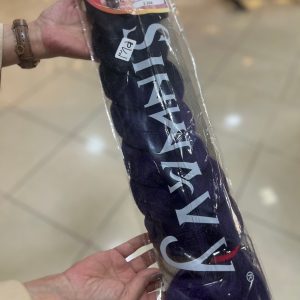 موی دو سر باز با کیفیت مشکی بنفش | کد: ZNB-VP1