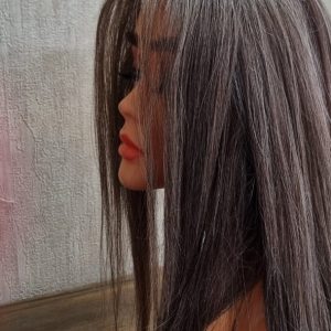 کلاه گیس بلند زنانه مش یخی الیاف درجه یک | کد: ZNB-WZT