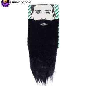 ریش و سبیل مصنوعی مشکی نمایشی مخصوص سرگرمی تائتر | کد: ZNB-X6W