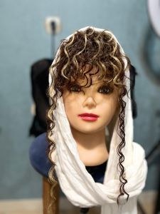 اکستنشن موی زنانه مدل چتری فرفری گیره ای «به‌وقت همدلی» | کد: ZNB-XL6