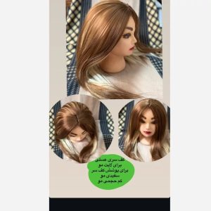 موی جلوی سر چتری بلند(پوشش جلوی سر فرق وسط) – مشکی طبیعی | کد: ZNB-WEU