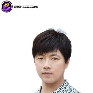 کلاه گیس مردانه موی طبیعی انسان فشن کوتاه | کد: ZNB-WR2