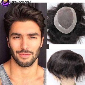 پوستیژ مردانه هالیوودی موی طبیعی مشکی متوسط مدل WBM1721 | کد: ZNB-UIB