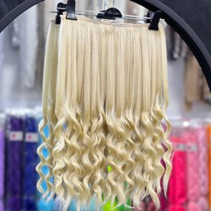 اکستنشن سرتاسری بلوند ۷۰ سانت کرلی | کد: ZNB-UBO