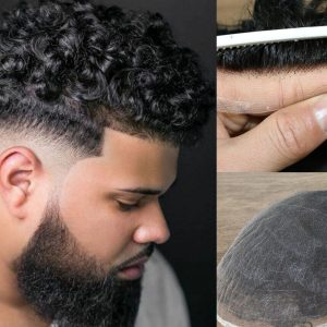 پروتز کف سر مردانه فر هالیوودی کد 9006 | کد: ZNB-VWR