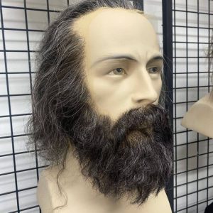 پروتز ریش و سبیل مصنوعی با موی طبیعی کد ۱۷۰۰۶ | کد: ZNB-VTL